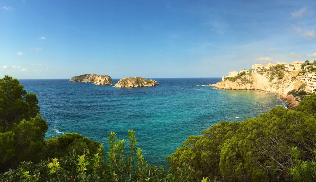 Die Islas Malgrats vor Santa Ponsa auf Mallorca. Foto: Sascha Tegtmeyer