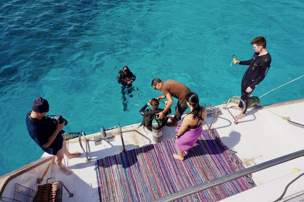 Mit dem Vip Diving College geht es zum Schnorcheln und Tauchen in Sharm El Sheikh. Foto: Sascha Tegtmeyer
