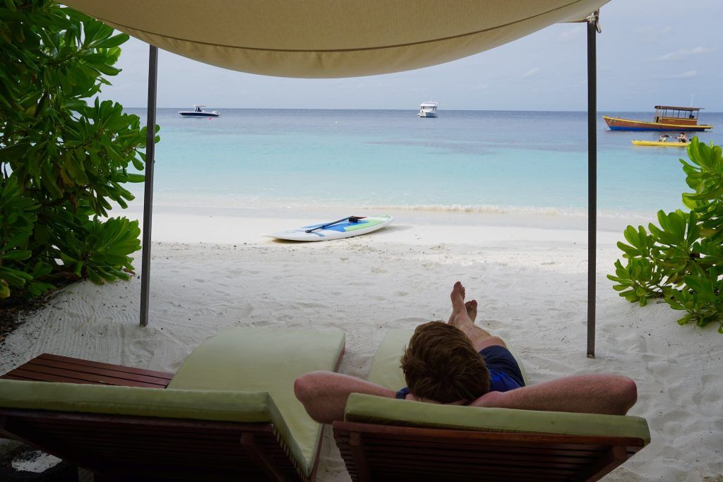 Just relax - on Coco Bodu Hithi you can do good conscience sometimes nothing! Photo: Sascha Tegtmeyer