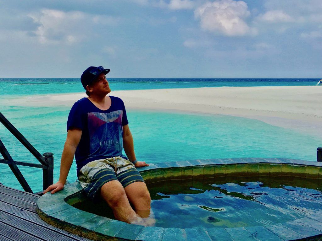 Sascha Tegtmeyer from Just Wanderlust in the Maldives: We love the realm of the islands and would like to travel to the island state as often as possible in our lives!