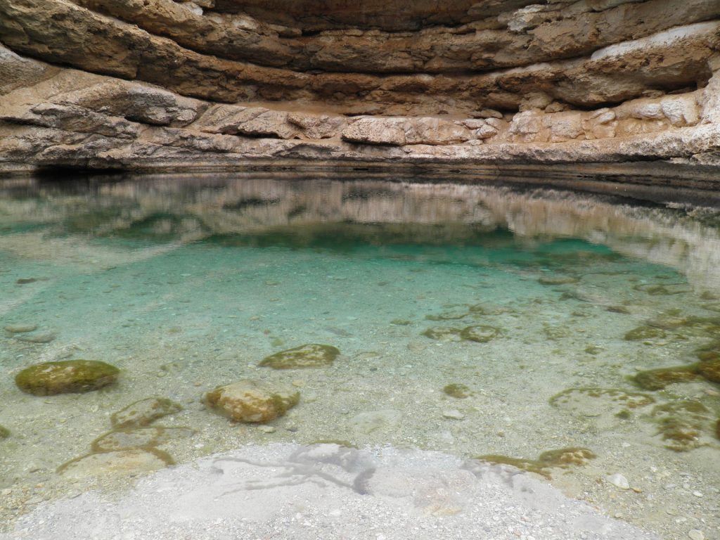 Natürlicher Swimming Pool im Fels: der Oman hat atemberaubende Landschaften zu bieten. Foto: Pixabay