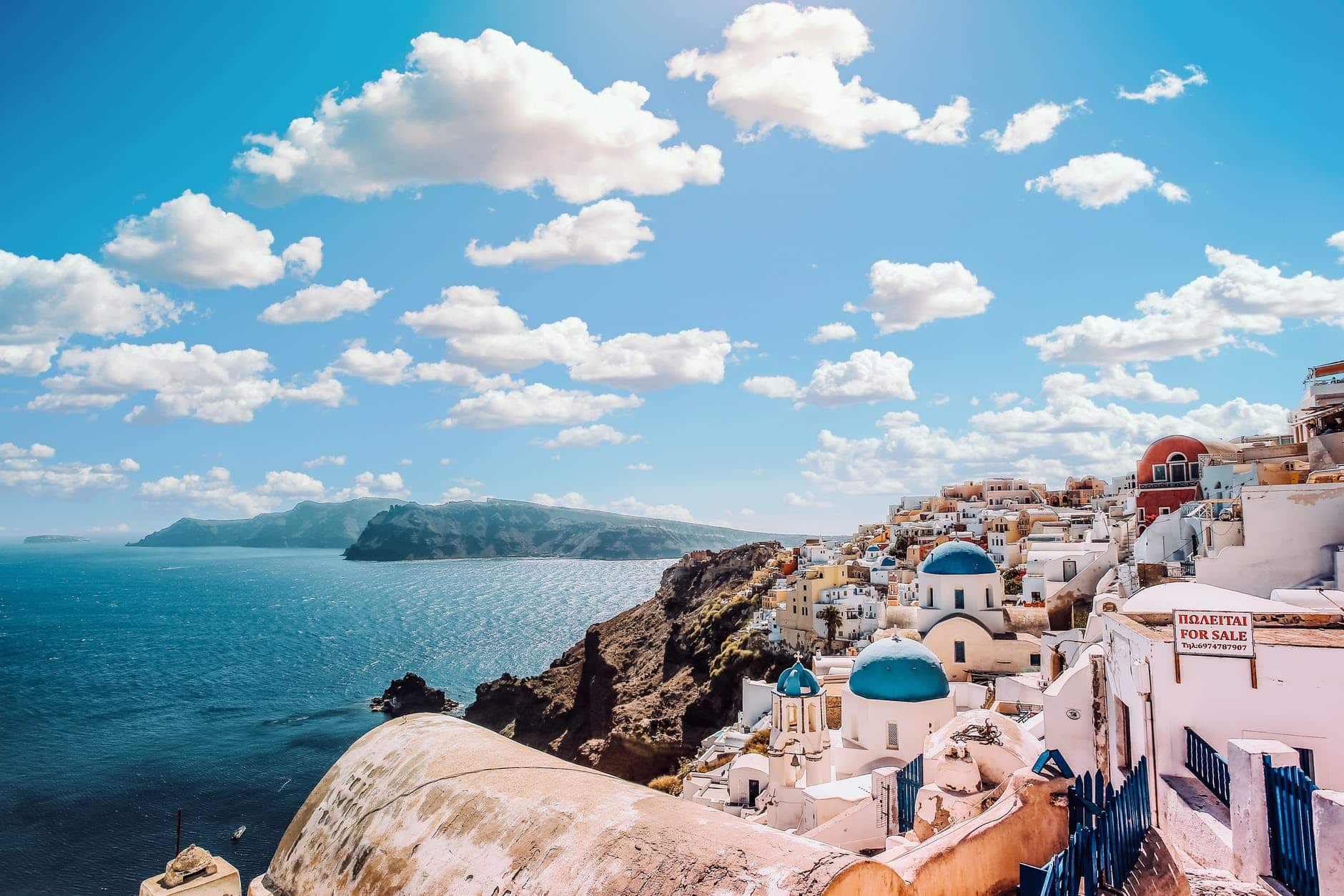 Ambiente da sogno: una vacanza sulle isole greche è semplicemente meravigliosa.