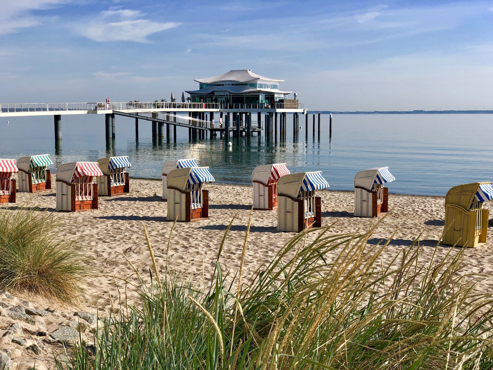 Uitzicht op de Timmendorfer Strand-pier: veel vakantiegangers kijken uit naar een vakantie aan zee. Foto: Sascha Tegtmeyer