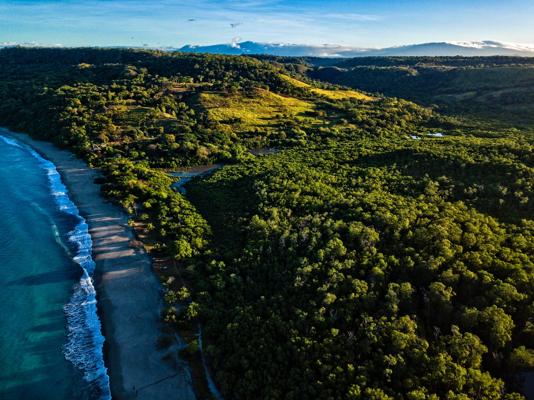 die schönsten reiseziele der welt Costa Rica: Auf einer Fernreise könnt Ihr noch ganz viel unberührte Natur entdecken. aerial photo of trees near beach