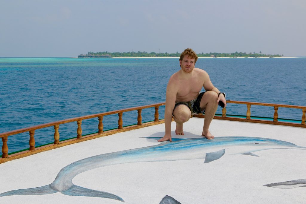 Tauchen auf Coco Palm Dhuni Kolhu – mein Erfahrungsbericht 8 Eine Bootstour auf den Malediven geht immer – entweder zum Tauchen, zur Delfinbeobachtung oder auf dem Weg zu unbewohnten Inseln – man kann einfach unglaublich viel entdecken. Reisebericht Malediven Tipps