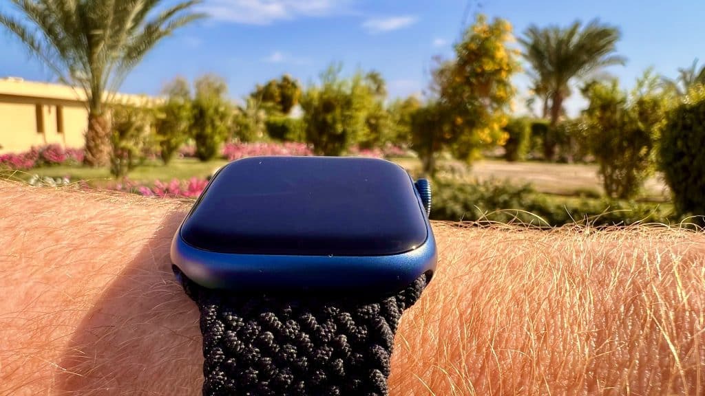 Apple Watch Test della serie 7: ho controllato a lungo lo smartwatch durante il viaggio e l'ho trovato buono. Foto: Sascha Tegtmeyer