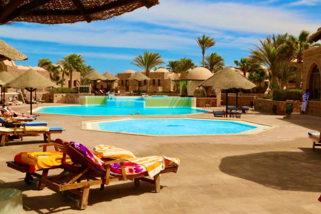 Im Ägypten-Urlaub erwarten dich attraktive Hotelanlagen – oftmals zu einem ausgezeichneten Preis-Leistung-Verhältnis. Foto: Sascha Tegtmeyer