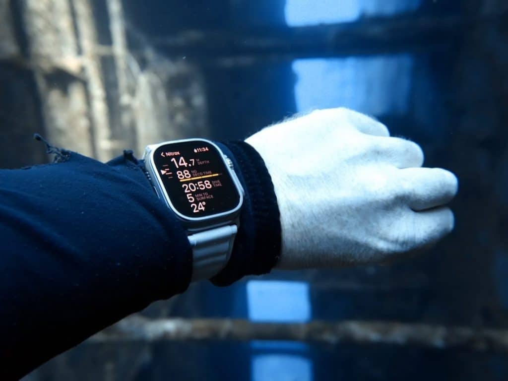 Apple Watch Testy i doświadczenia Ultra Diving