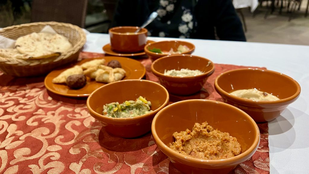 Meine orientalische Leibspeise Mezze gibt es im Oriental Restaurant. Foto: Sascha Tegtmeyer Mövenpick Resort Soma Bay Erfahrungen Bewertungen Erfahrungsbericht Reisebericht