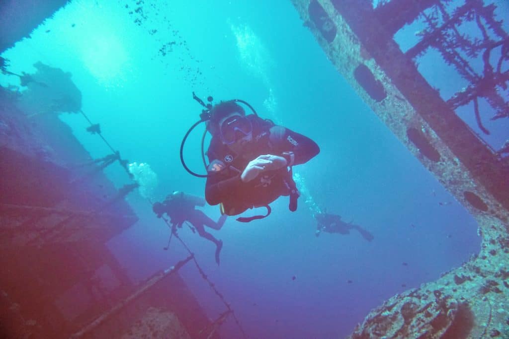 I always come back to Egypt to dive - like here on the wreck of the famous Salem Express. Photo: Sascha Tegtmeyer