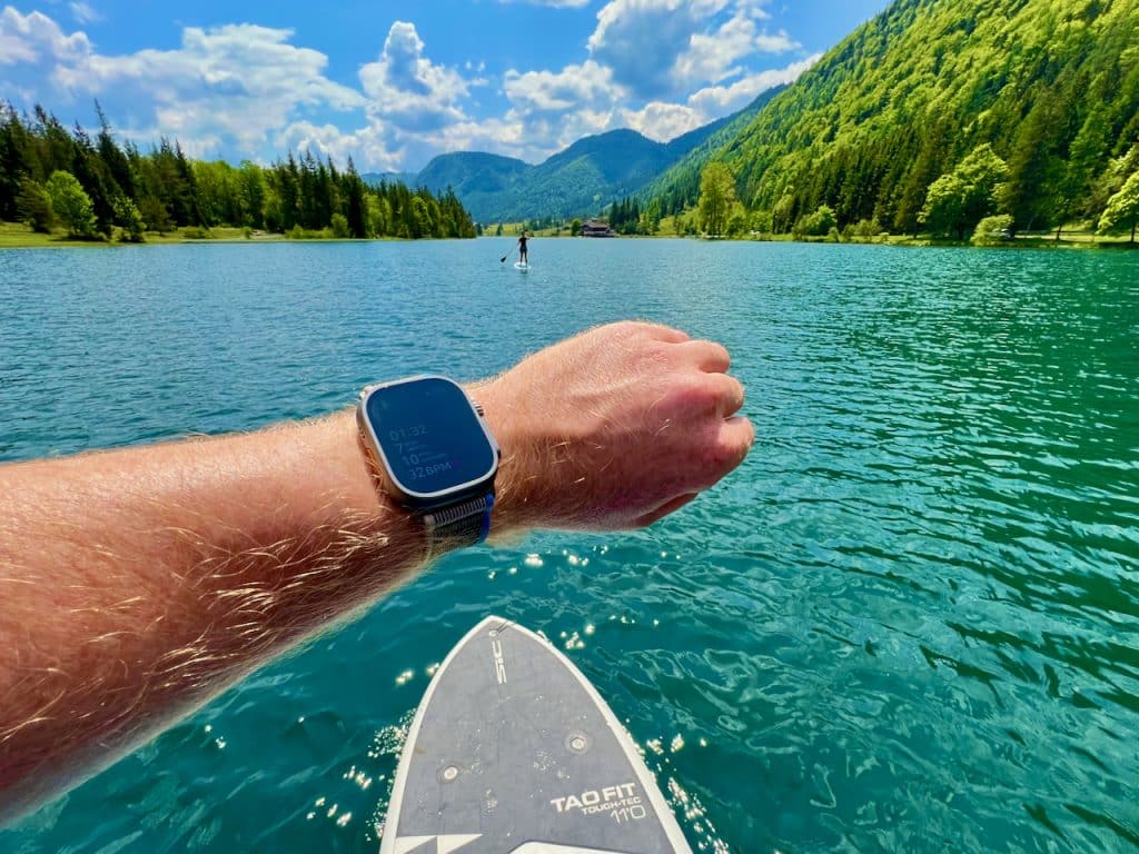 Apple Watch ved surfing og SUP i testen: hvordan klarer smarturet sig på vandet? Apple Watch SUP surfing test oplevelser