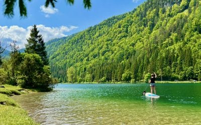 SUP on the Pillersee Experience report - stand-up paddling with a panoramic view?