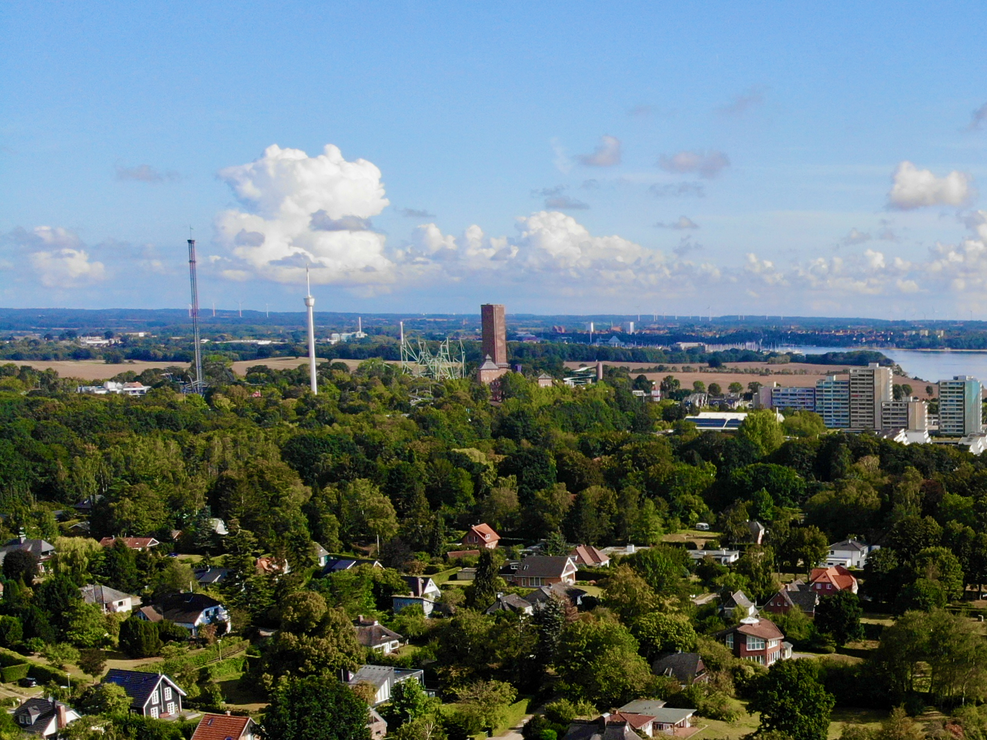 En arrière-plan, vous pouvez voir le Hansa Park Sierksdorf. Photo : Sascha Tegtmeyer