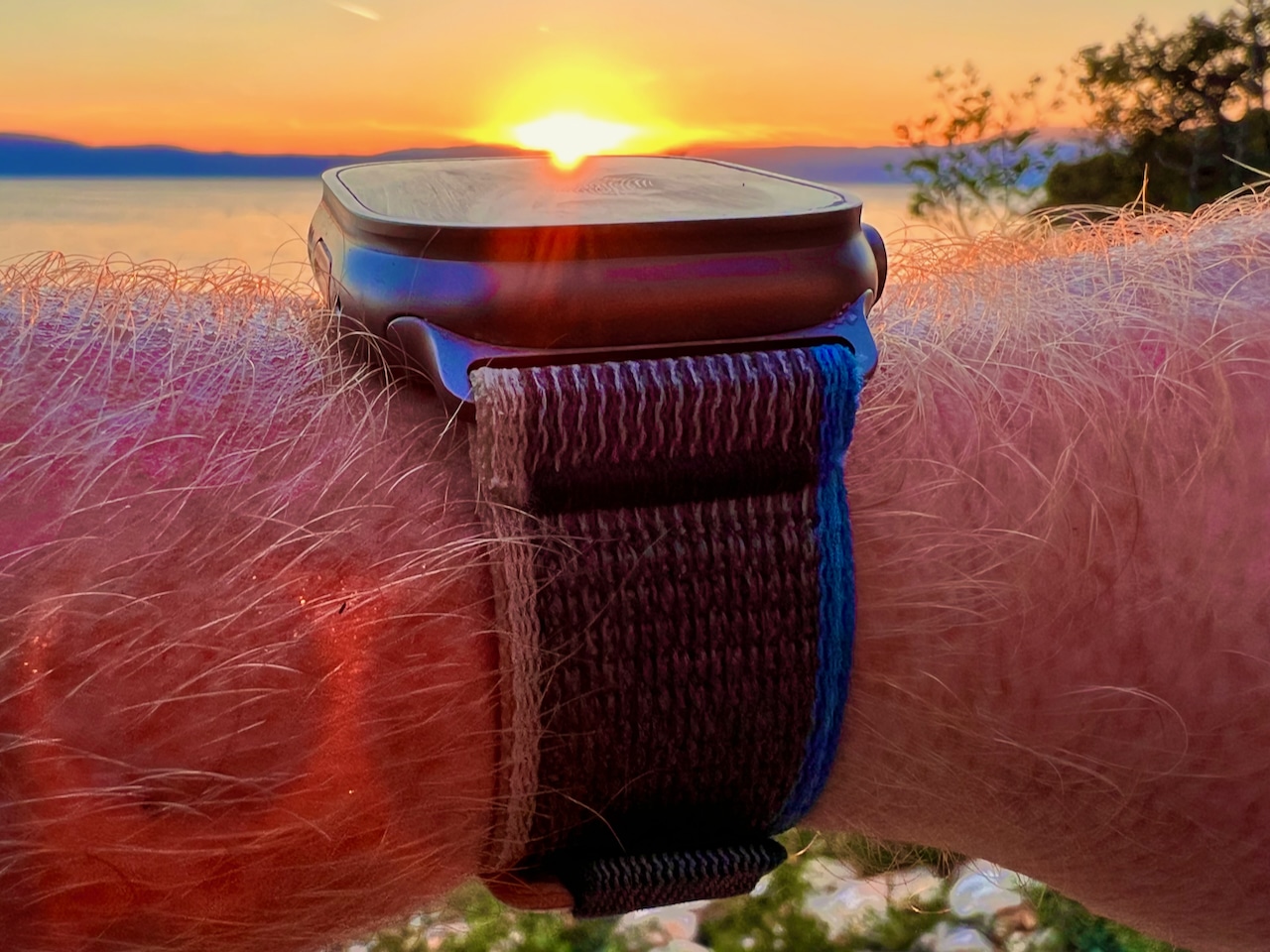 The Apple Watch Ultra has an extremely robust case - even though I've been wearing it for over a year and putting a lot of strain on it, it still has hardly any scratches on the case or the sapphire crystal. Photo: Sascha Tegtmeyer