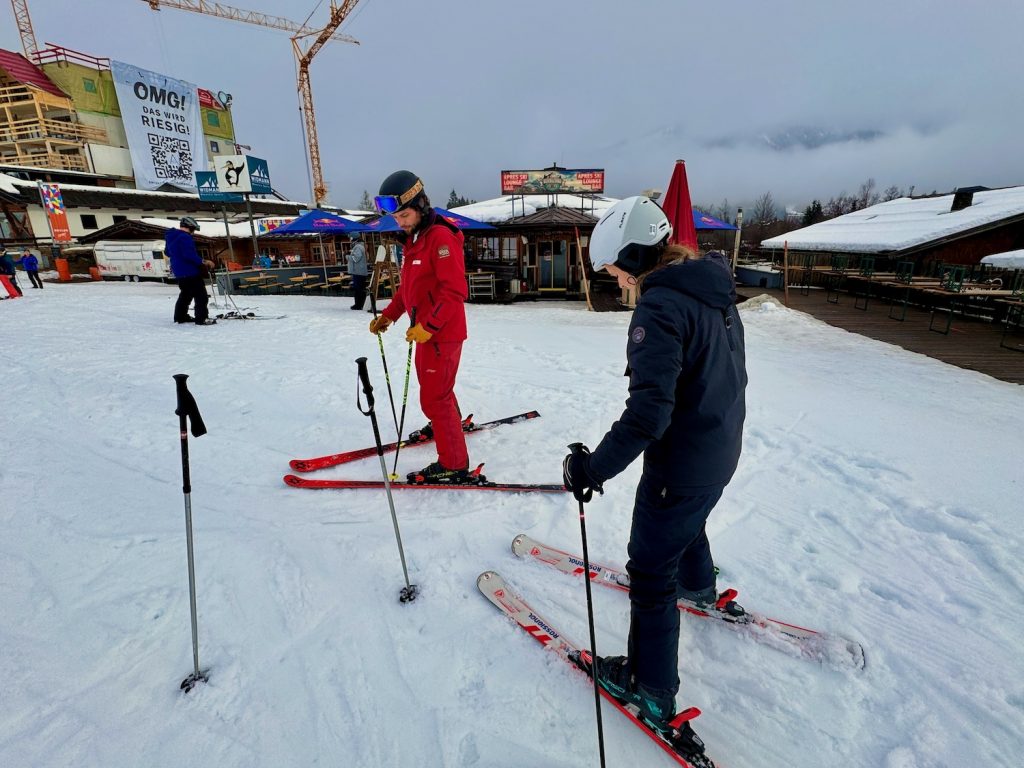 Après une longue pause, commençons petit. Photo: Sascha Tegtmeyer vacances au ski à Fieberbrunn vacances d'hiver rapport de voyage expérience rapport d'expériences