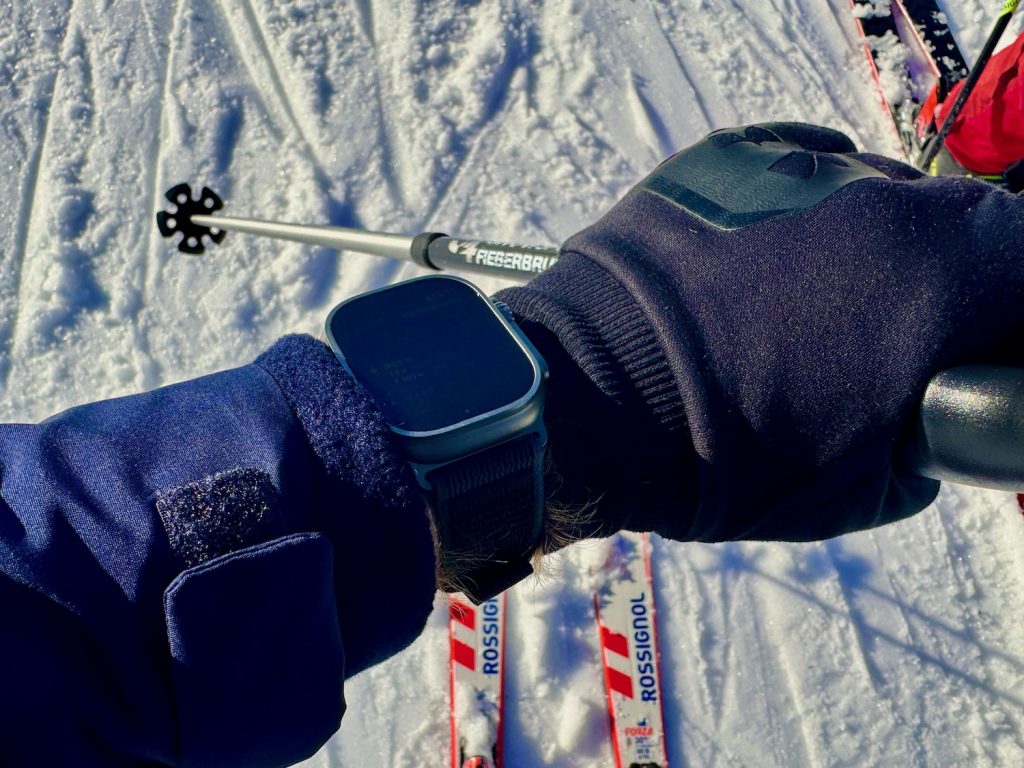 Apple Watch Test de rapport d'expérience de ski Le ski est tellement amusant - et avec le Apple Watch vous pouvez obtenir de nombreuses informations utiles sur vos sorties et vos entraînements. Photo : Sascha Tegtmeyer